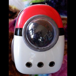 New Pokemon Pokeball Cat Small Dog Expandable Carrier Backpack